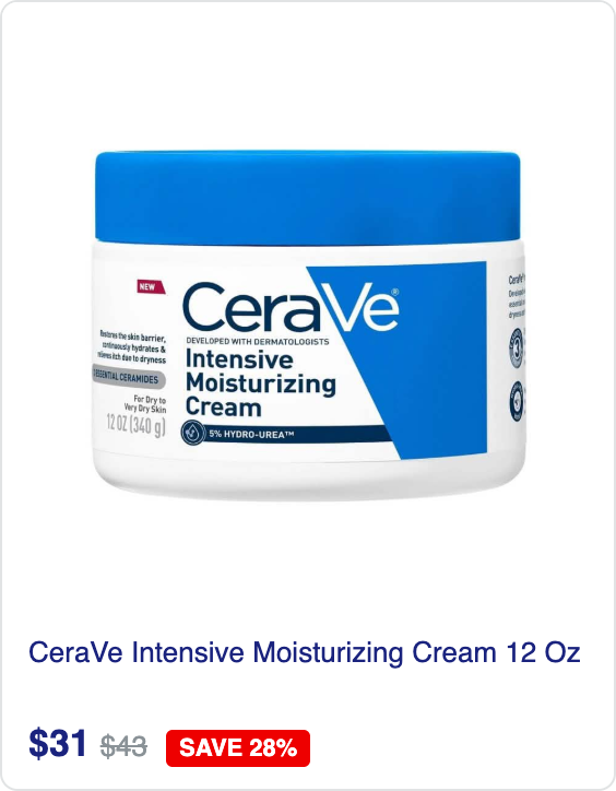 CeraVe Intensive Moisturizing Cream 12 Oz