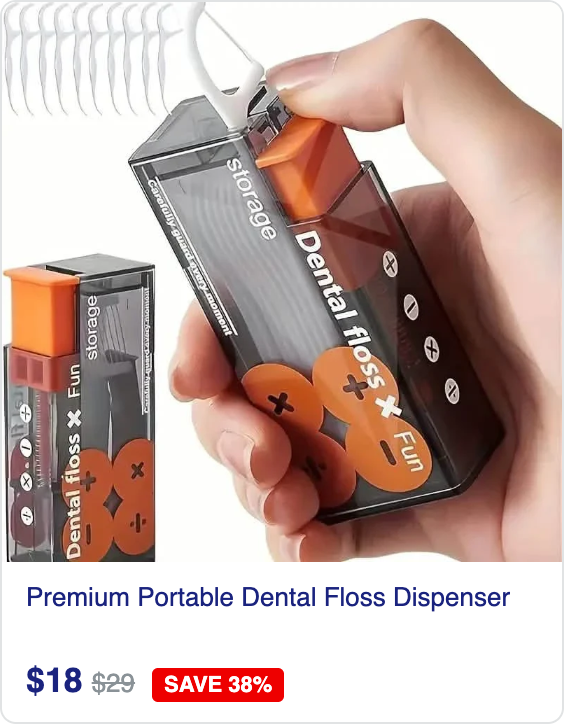 Premium Portable Dental Floss Dispenser