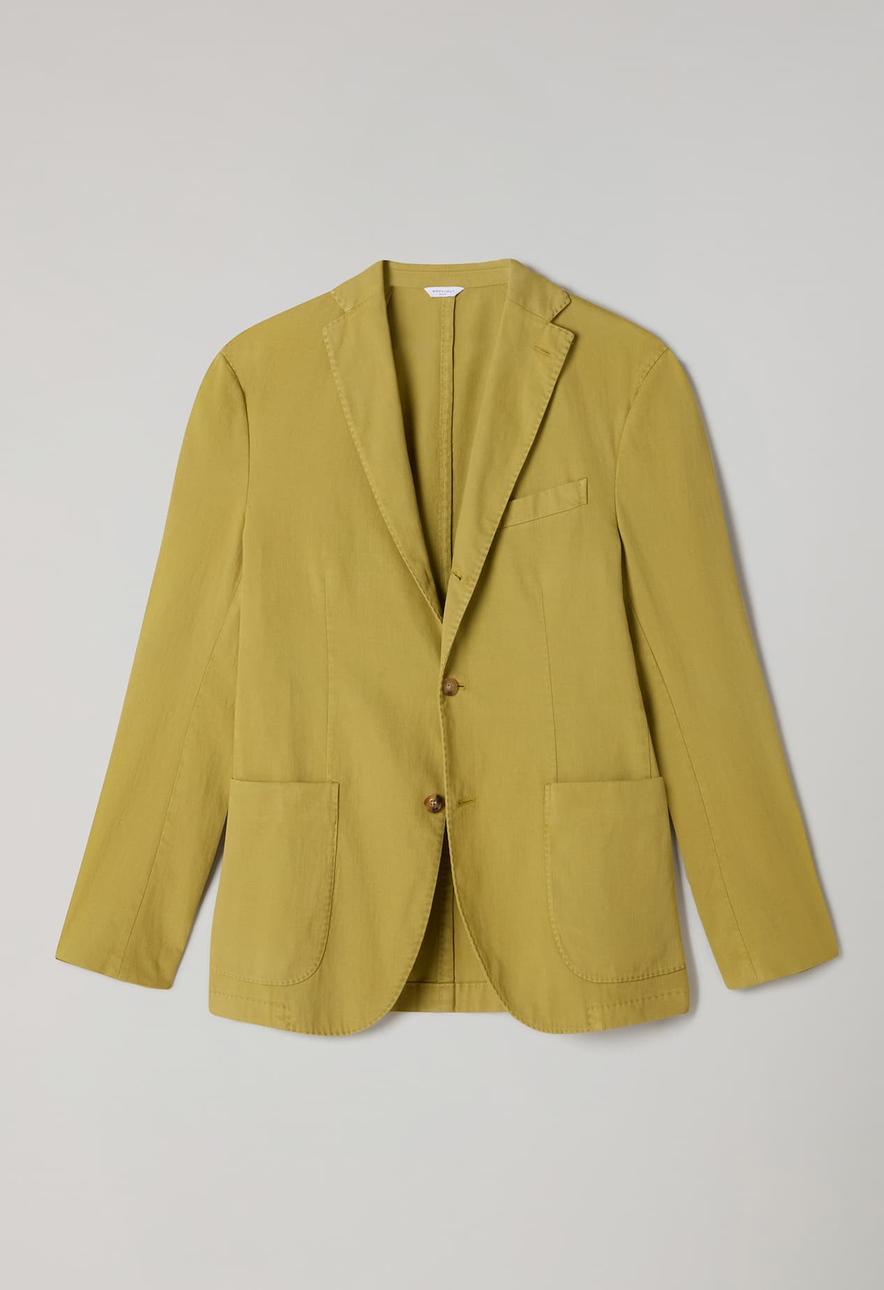 green double-breasted k-jacket