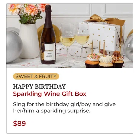 Happy Birthday Sparkling Wine Gift Box