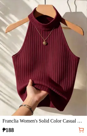 Franclia Women s Solid Color...