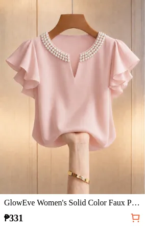 GlowEve Women s Solid Color Faux...