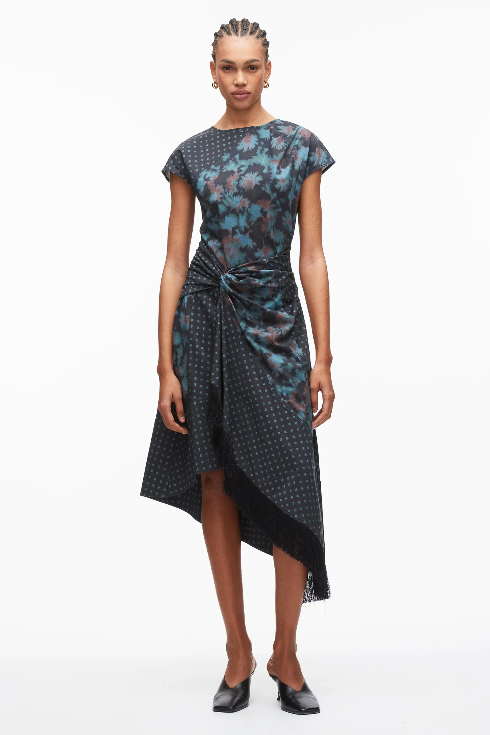 Image of Desert Flower Twist Fringe Dress