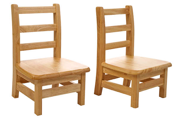 Jonti-Craft® 8" KYDZ Suite® Ladderback Chairs, Assembled - Set of 2