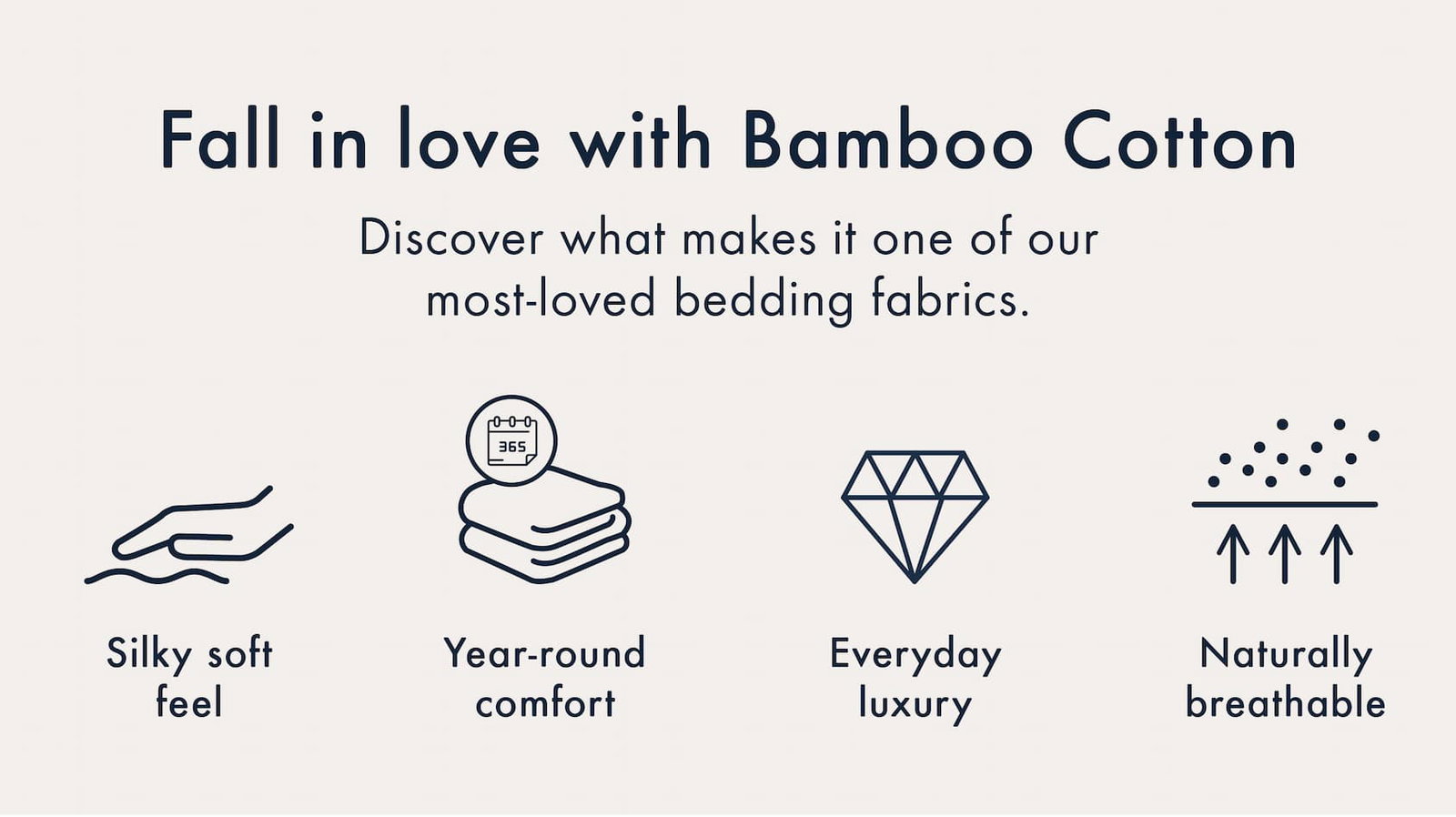 Fall in love with Bamboo Cotton