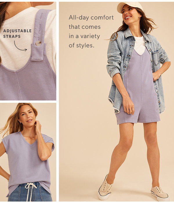 All-day comfort that comes in a variety of styles. Adjustable straps.