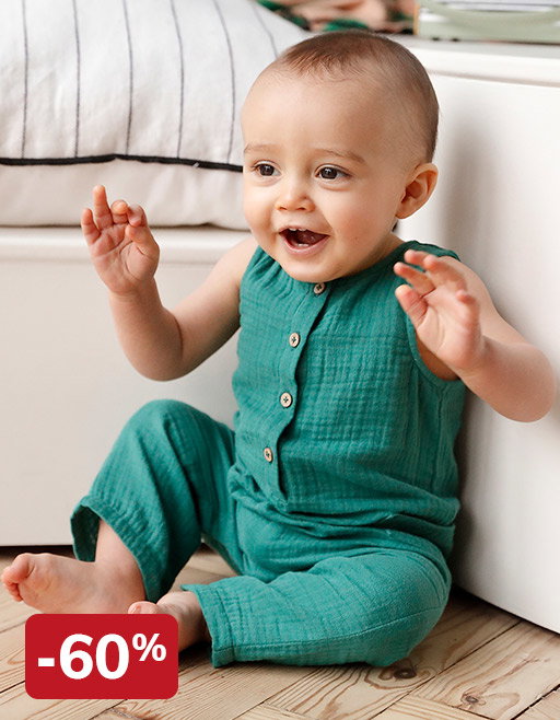 Cotton Gauze Jumpsuit