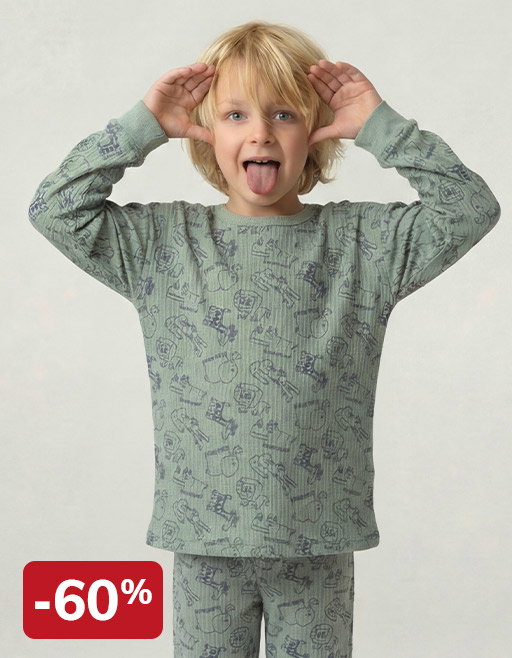 Boy's jungle pyjamas
