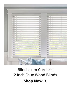 Blinds.com Cordless 2 Inch Faux Wood Blinds | Shop Now >
