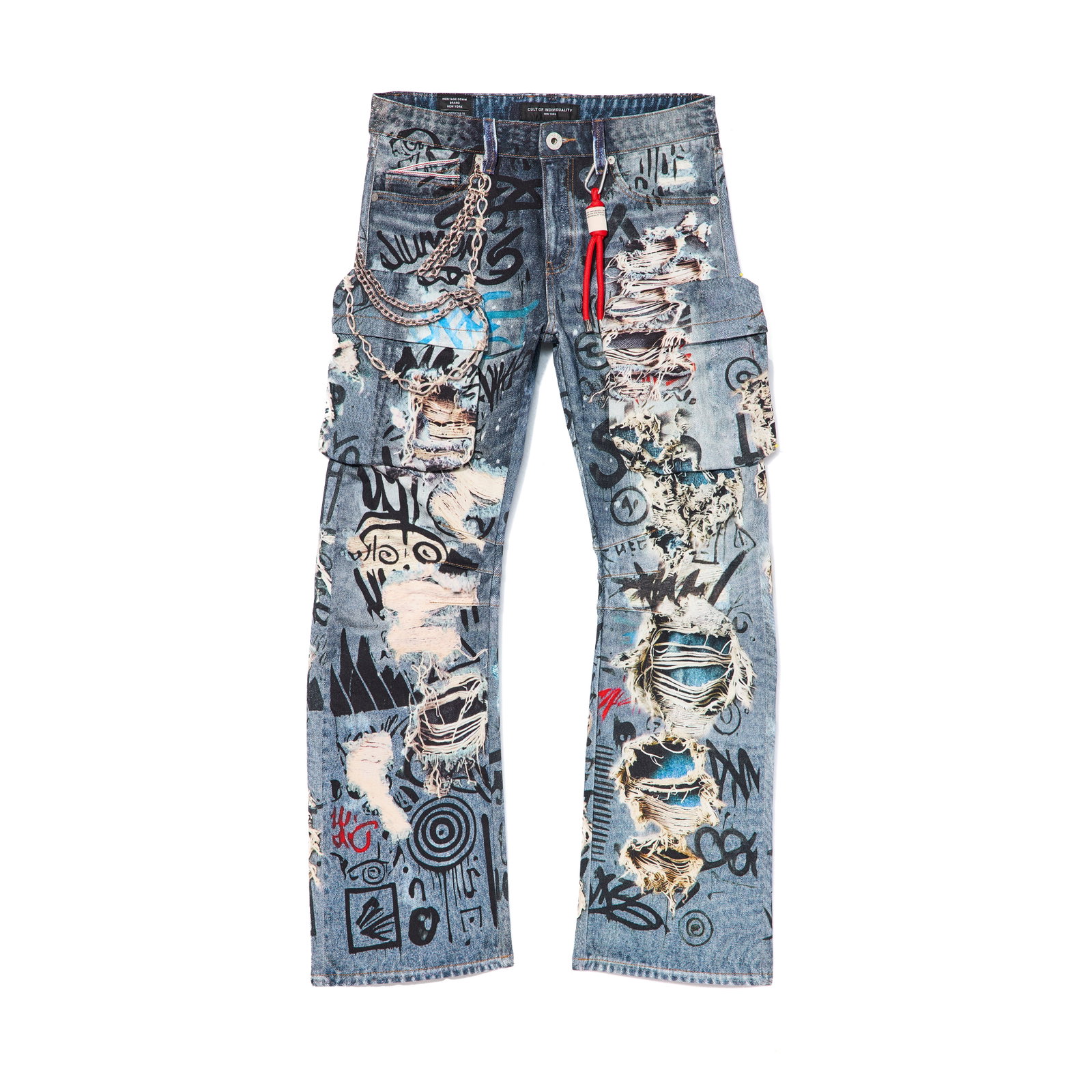 Image of Cult's Grunge Baggy 607 Jeans in Digital