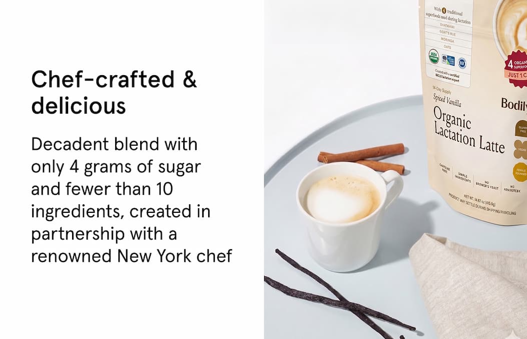 Chef-crafted & delicious. Decadent blend with only 4 grams of sugar and fewer than 10 ingredients, created in partnership with a renowned New York chef