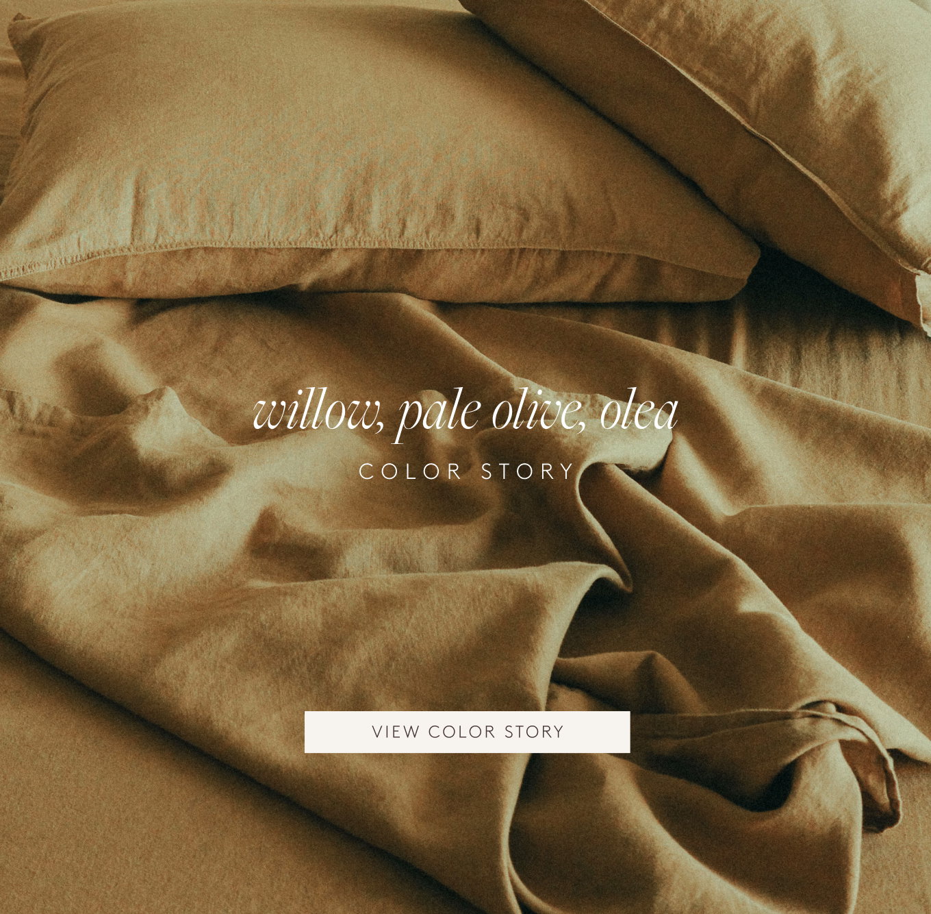 Detail of green/brown sheets