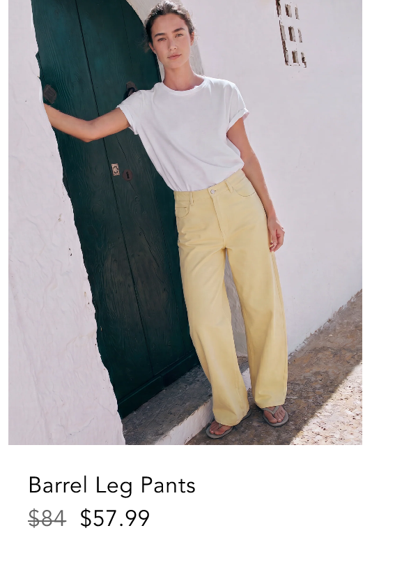 Barrel Leg Pants