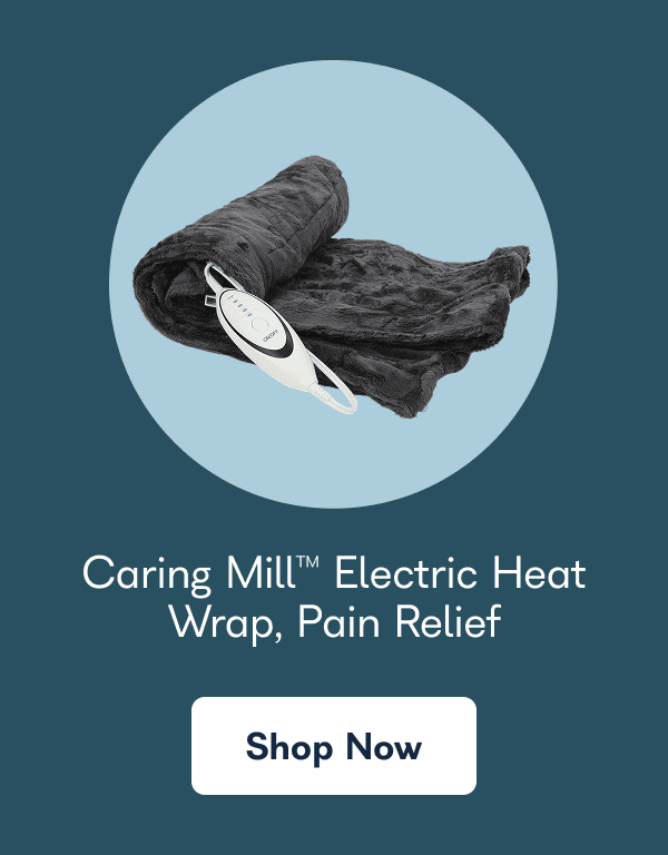 Caring Mill™ Electric Heat Wrap, Pain Relief Shop Now