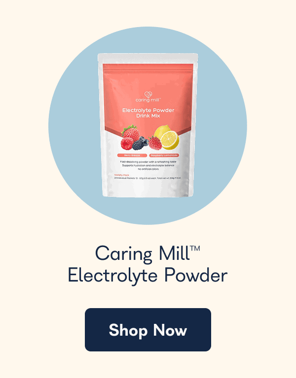 Caring Mill™ Electrolyte Powder Shop Now