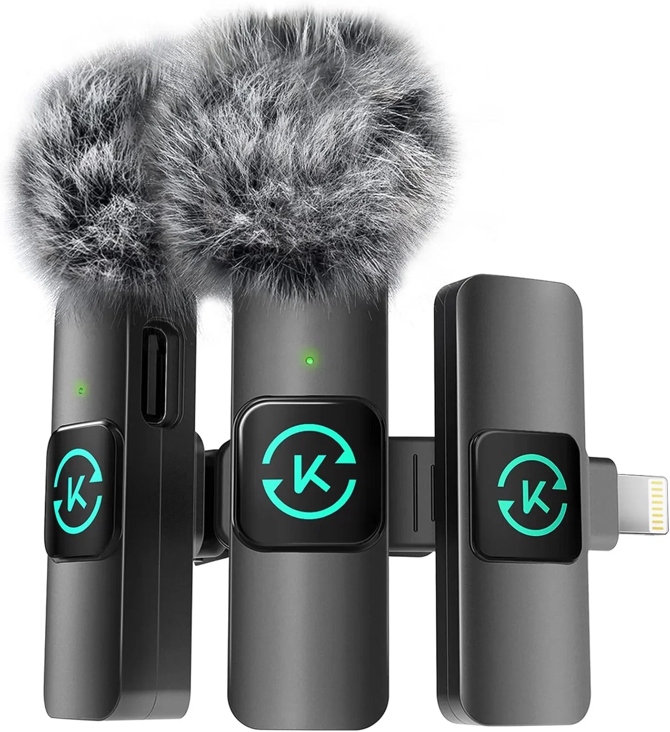 Image of Wireless Lavalier Microphone Set: Clear Audio for iPhone, Video, Interviews & Vlogs