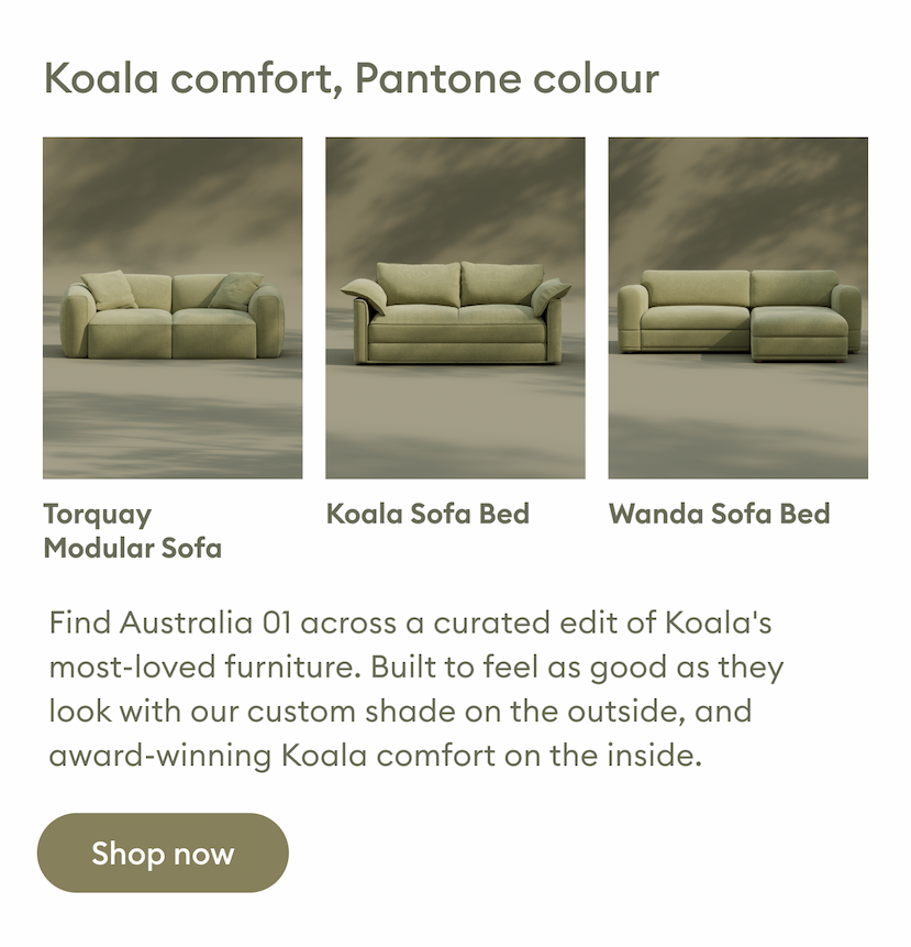 Koala comfort, Pantone colour.