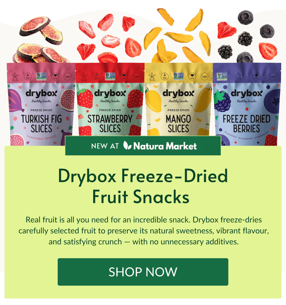 NEW: Drybox Freeze-Dried Fruit Snacks 