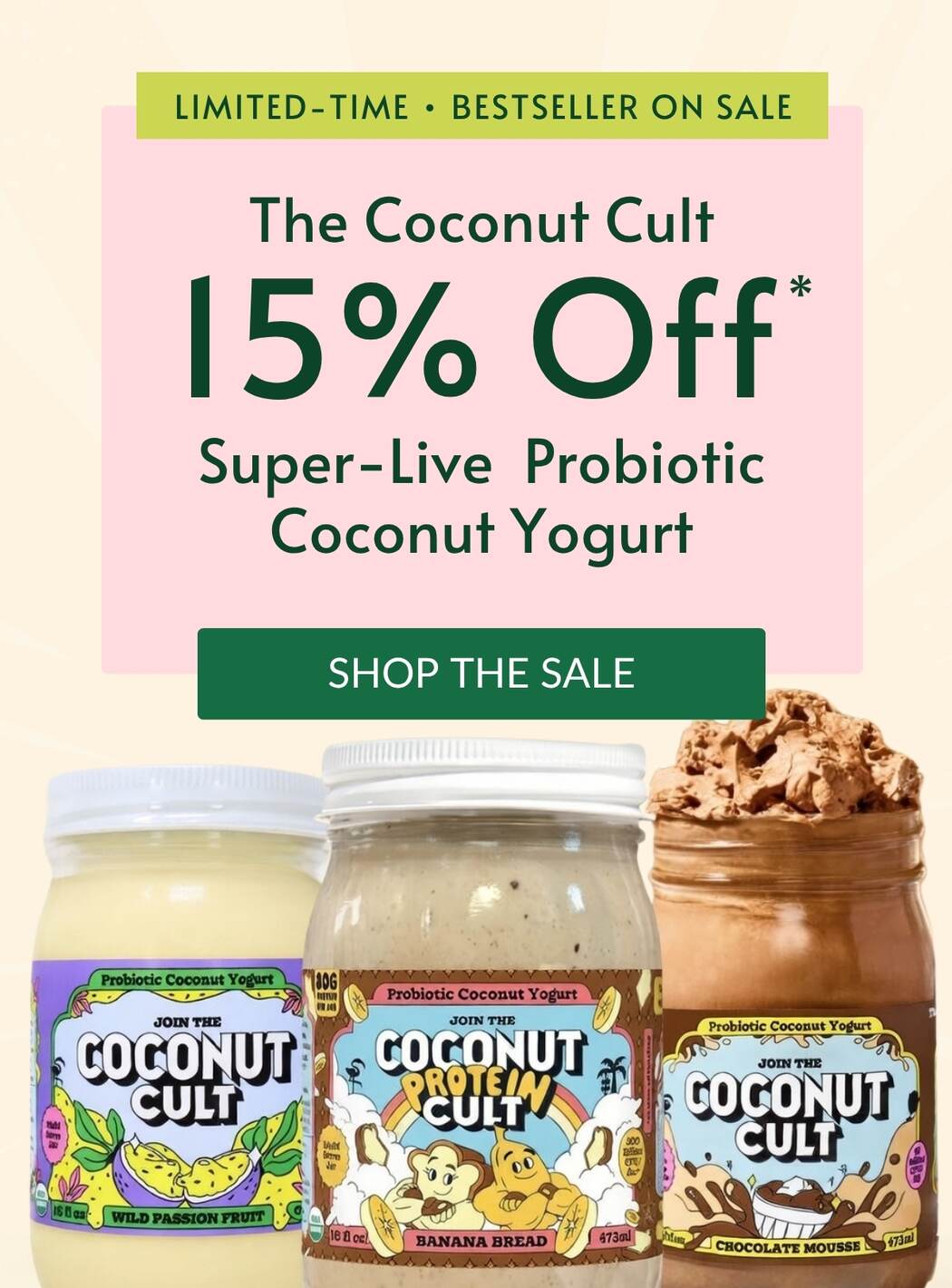 HERO BANNER / 15% Off Coconut Cult
