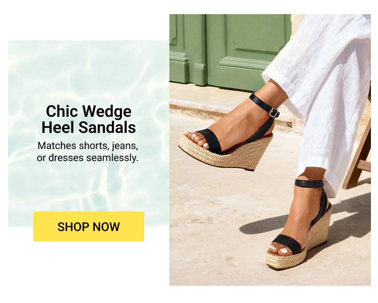 Chic Wedge Heel Sandals