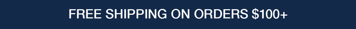 Free shipping on orders $100+