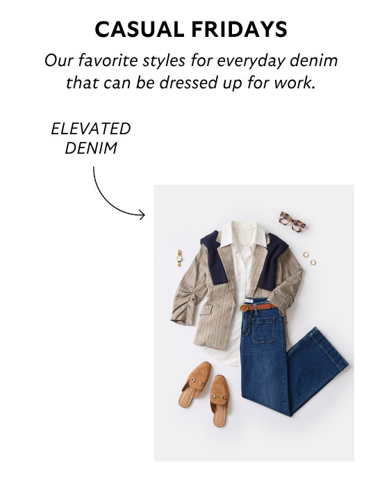 Casual Fridays: Our favorite styles for everyday denim that can be dressed up for work.