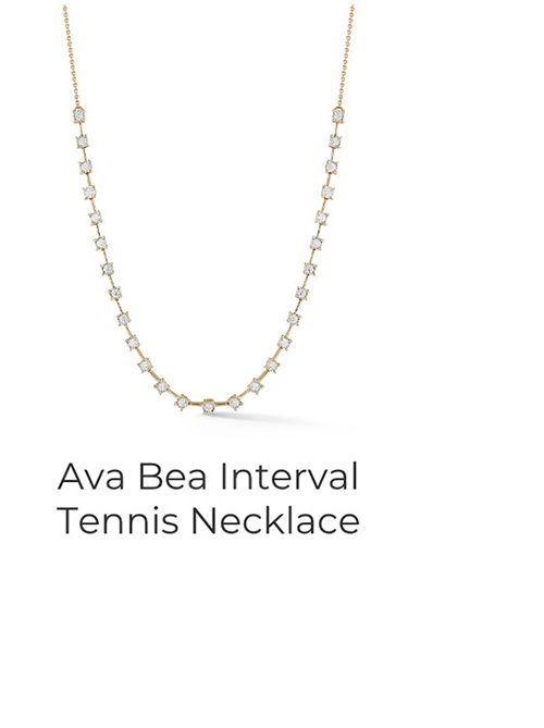 Ava Bea Interval Tennis Necklace