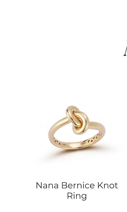 Nana Bernice Knot Ring
