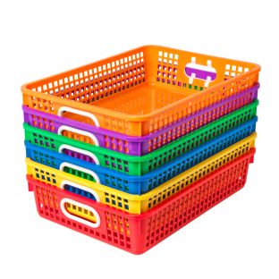 Image of Really Good Stuff® Classroom Paper Baskets - Group Colors For 6