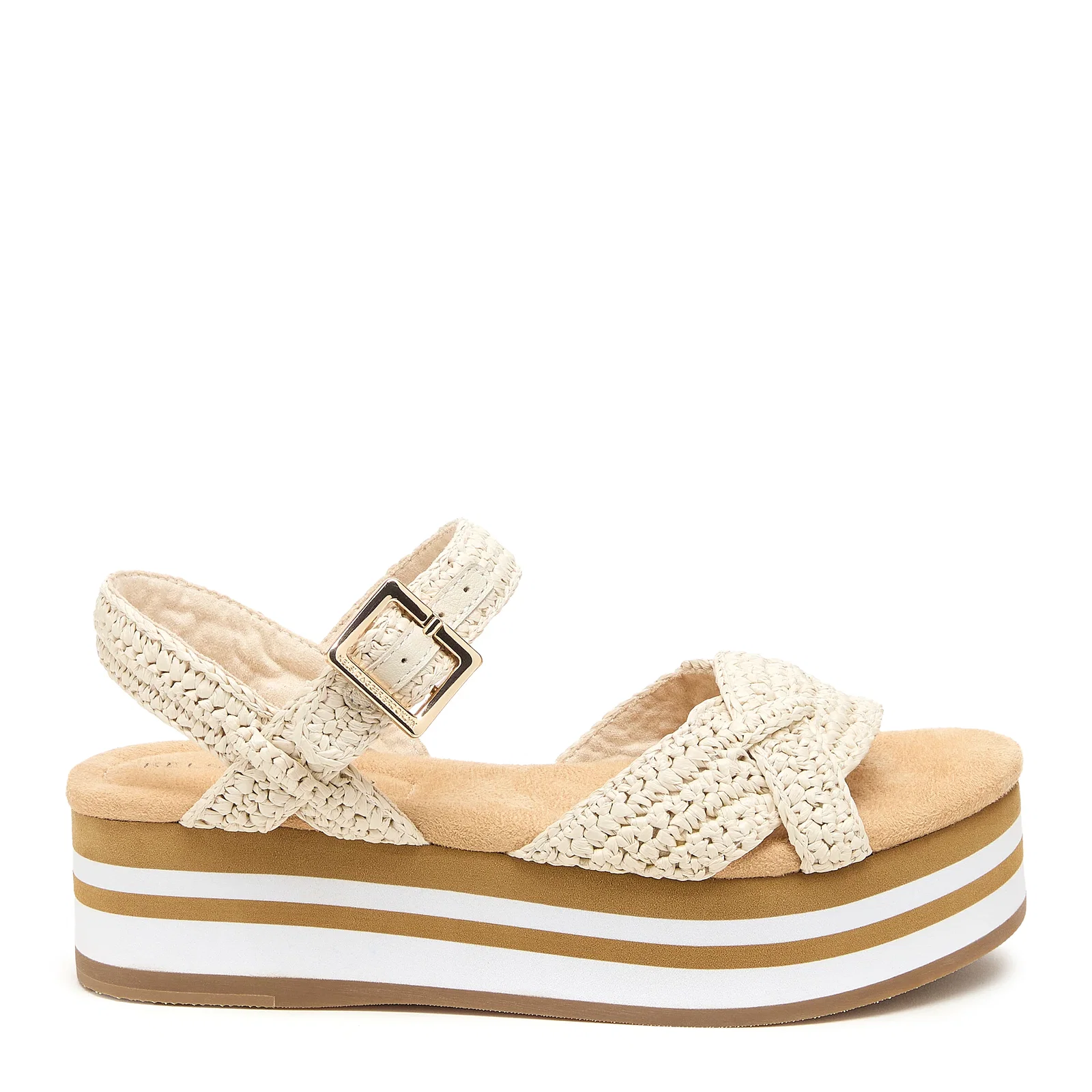 Image of Breeze Raffia Platform Sandals