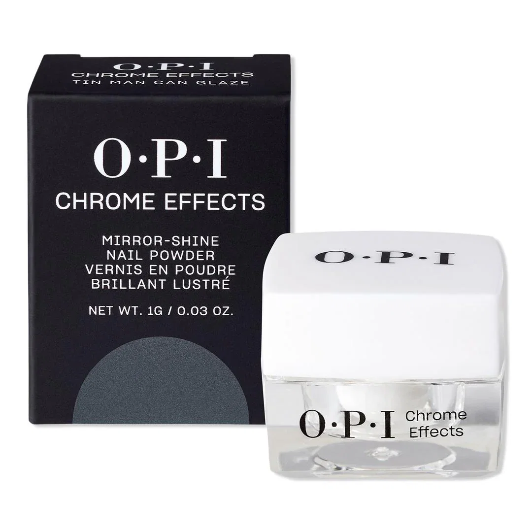 Image of OPI - Chrome Effects - Tin Man Can Glaze 1g