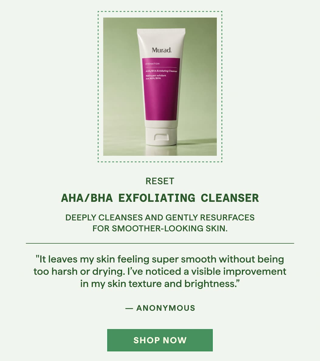Reset With AHA/BHA Exfoliating Cleanser
