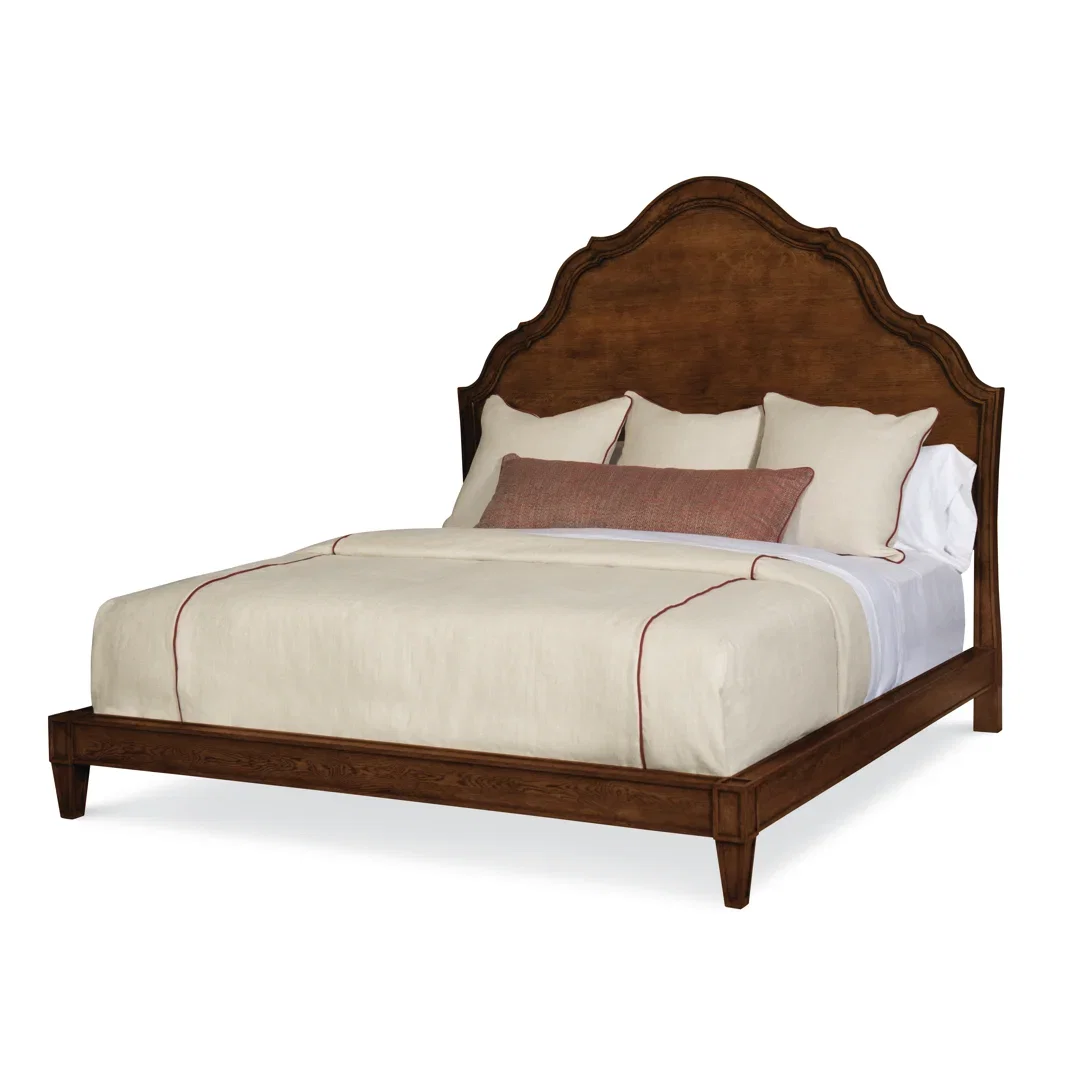 Casa Bella Solid Wood Low Profile Standard Bed