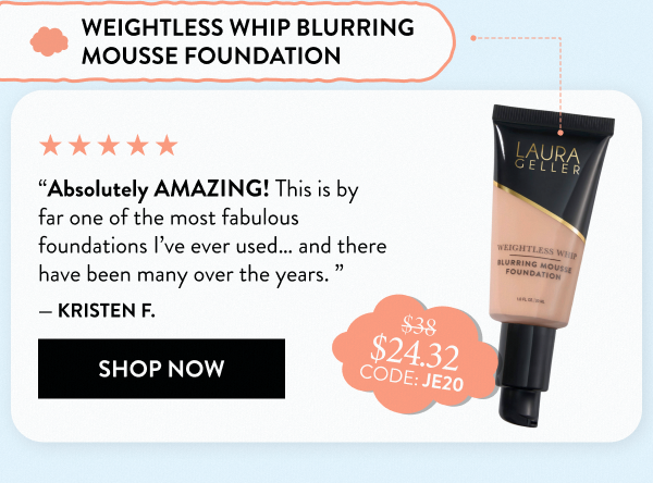 Weightless Whip Blurring Mousse Foundation | Shop Now