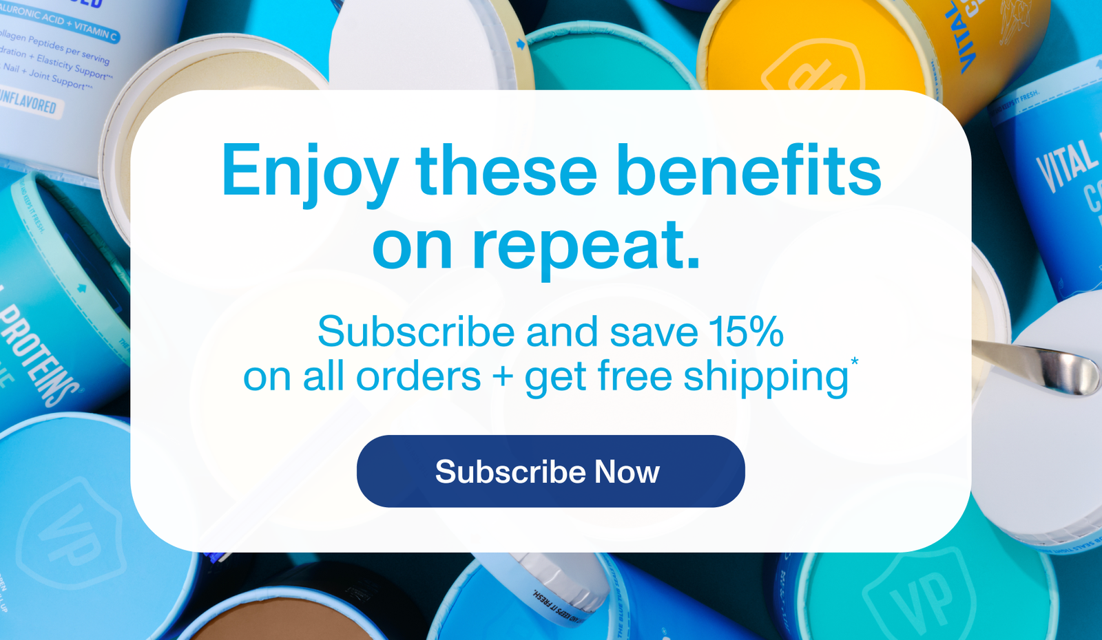 Enjoy these benefits on repeat.  