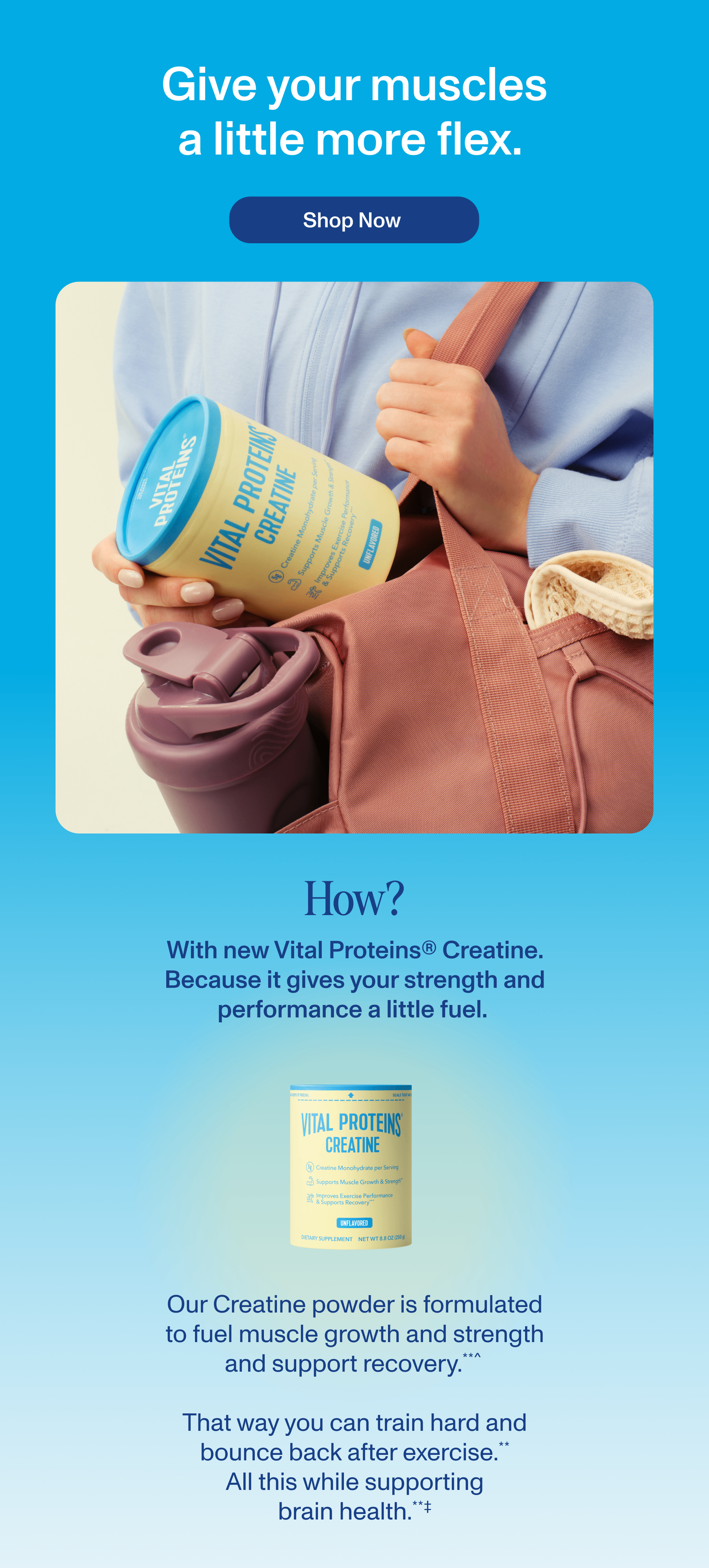 Give your muscles a little more flex. 