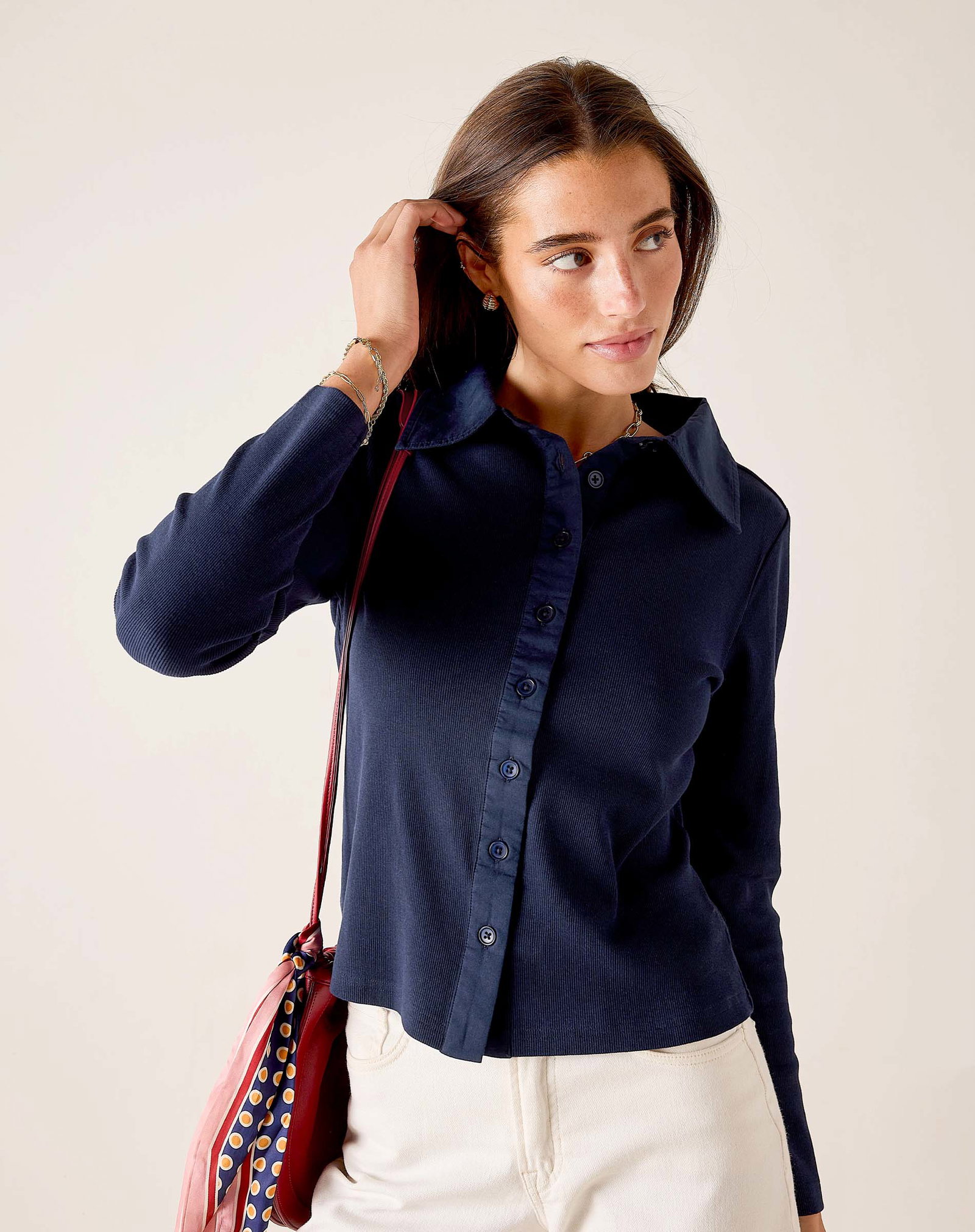 Image of Earhart Button Down Ribbed Oxford