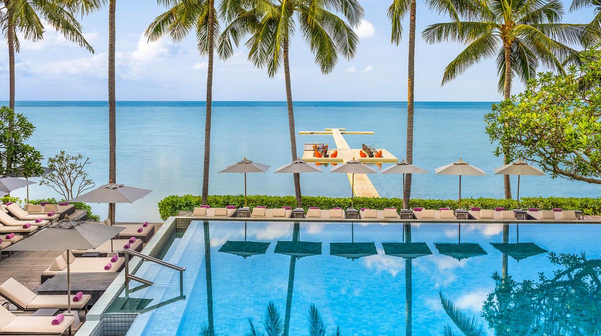 Koh Samui Beachfront Luxury with Daily Breakfast, Nightly Dinner & Free-Flow Cocktail Hour