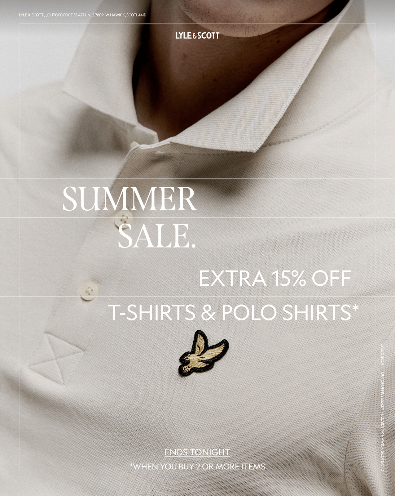 Model wearing Polo Shirt