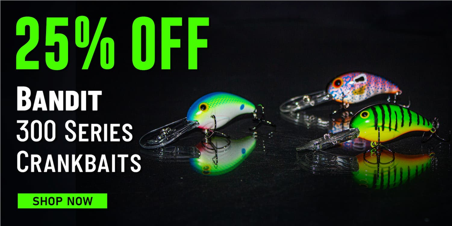 25% Off Bandit 300 Series Crankbaits Shop Now