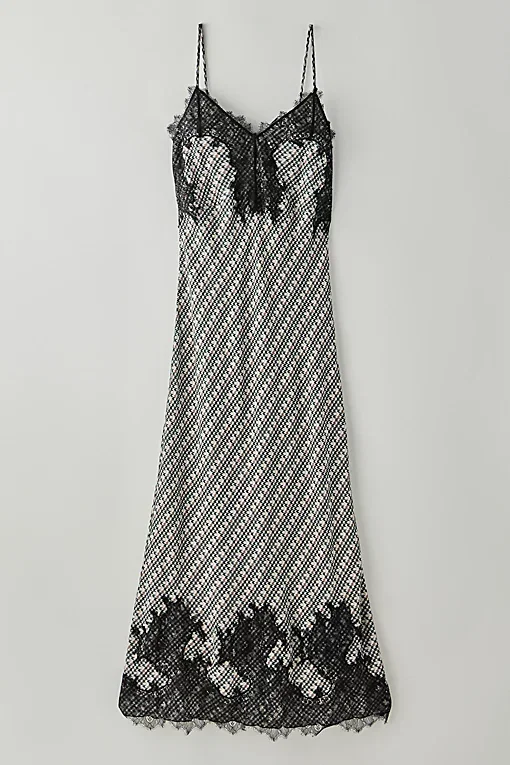 Check Me Out Column Slip Dress