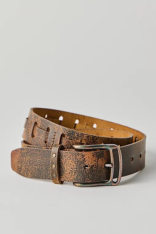 We The Free Dallas Distressed Belt