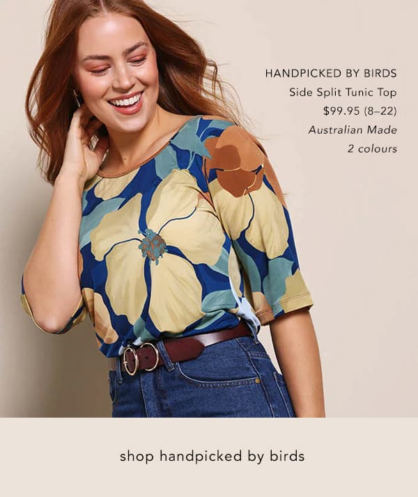 shop handpicked by birds