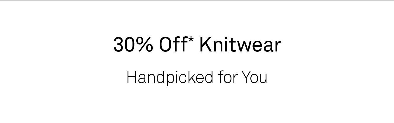 30% Off Knitwear Styles Handpicked for You