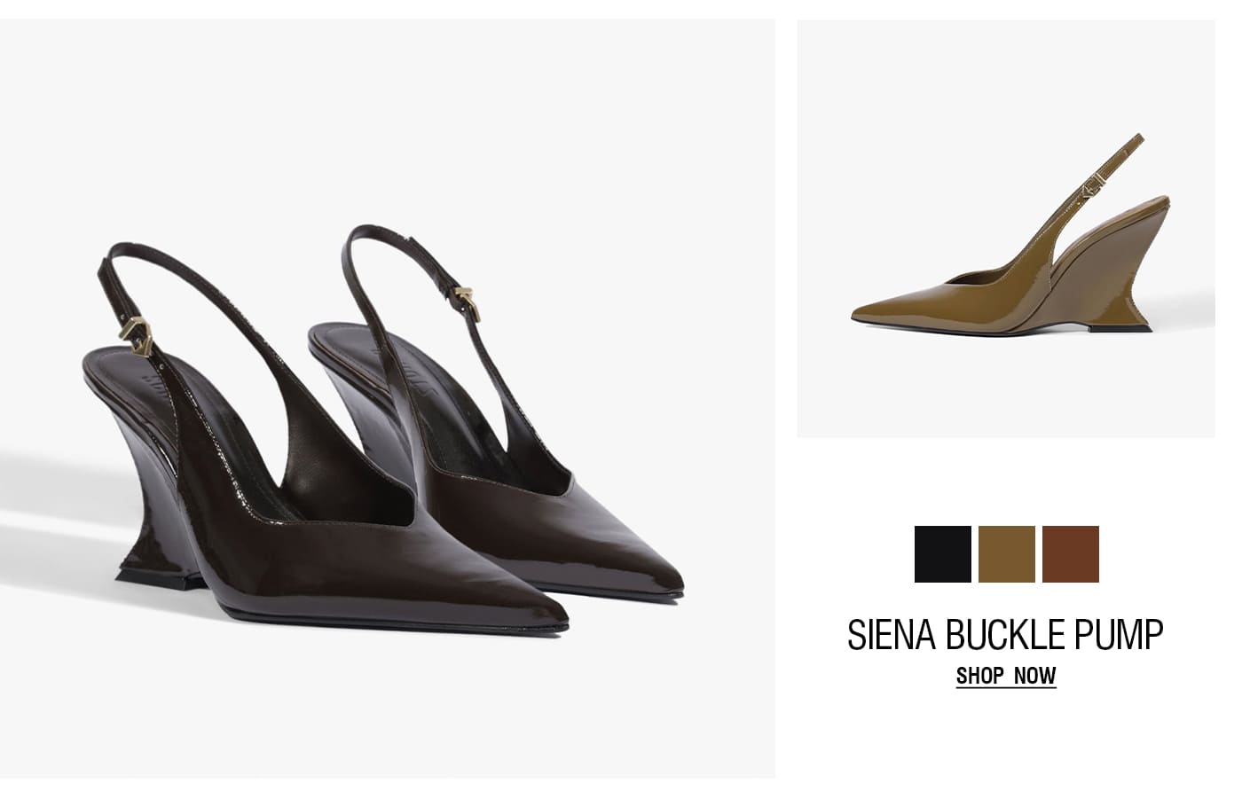 SIENA BUCKLE PUMP | SHOP NOW