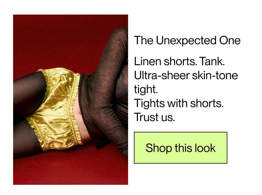 Ultra-sheer skin-tone tight