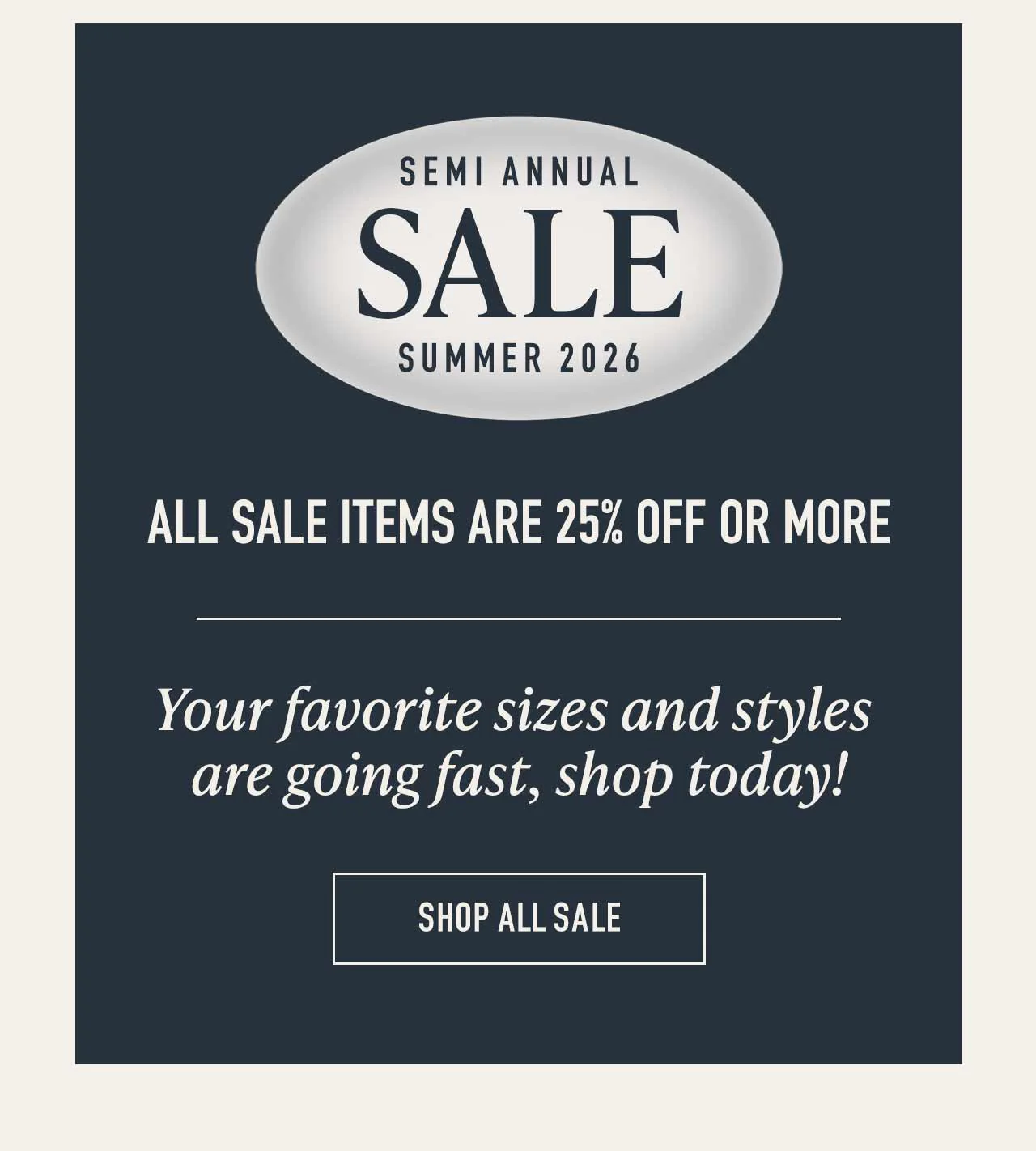 Shop the Summer Sale at Westport Big & Tall.