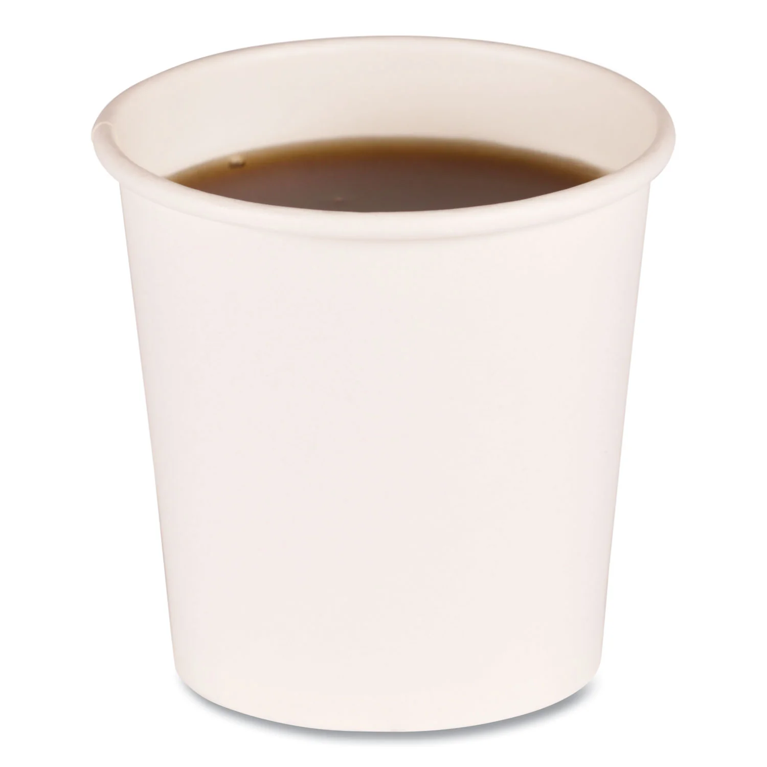 Image of Boardwalk® Paper Hot Cups, 4 oz, White, 50 Cups/Sleeve, 20 Sleeves/Carton (BWKWHT4HCUP)
