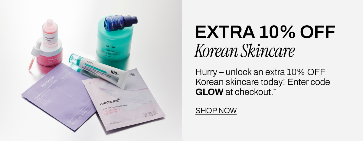 Extra 10% off Korean Skincare