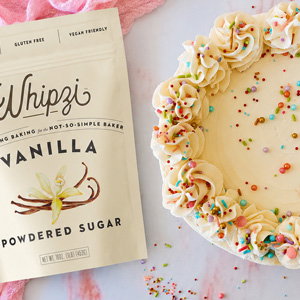 Whipzi Vanilla Flavor Powdered Sugar, 16 oz.